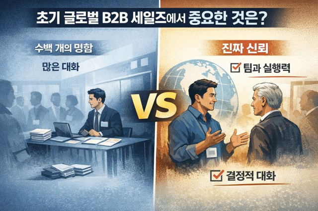 제품이 기회를 만들고 사람이 거래를 완성합니다