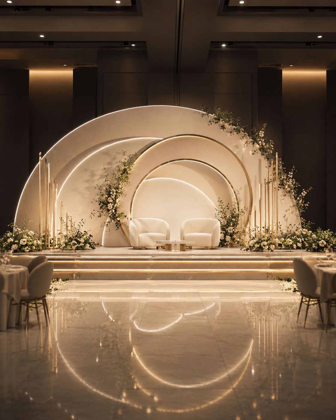 Reception decor by Eternity Creative Studio