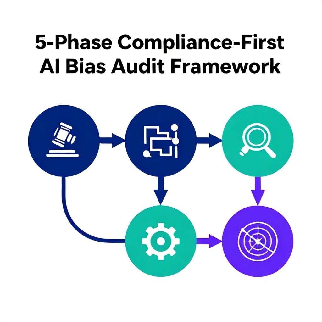 Infographic: The 5-Phase Compliance-First AI Bias Audit Framework for 2026