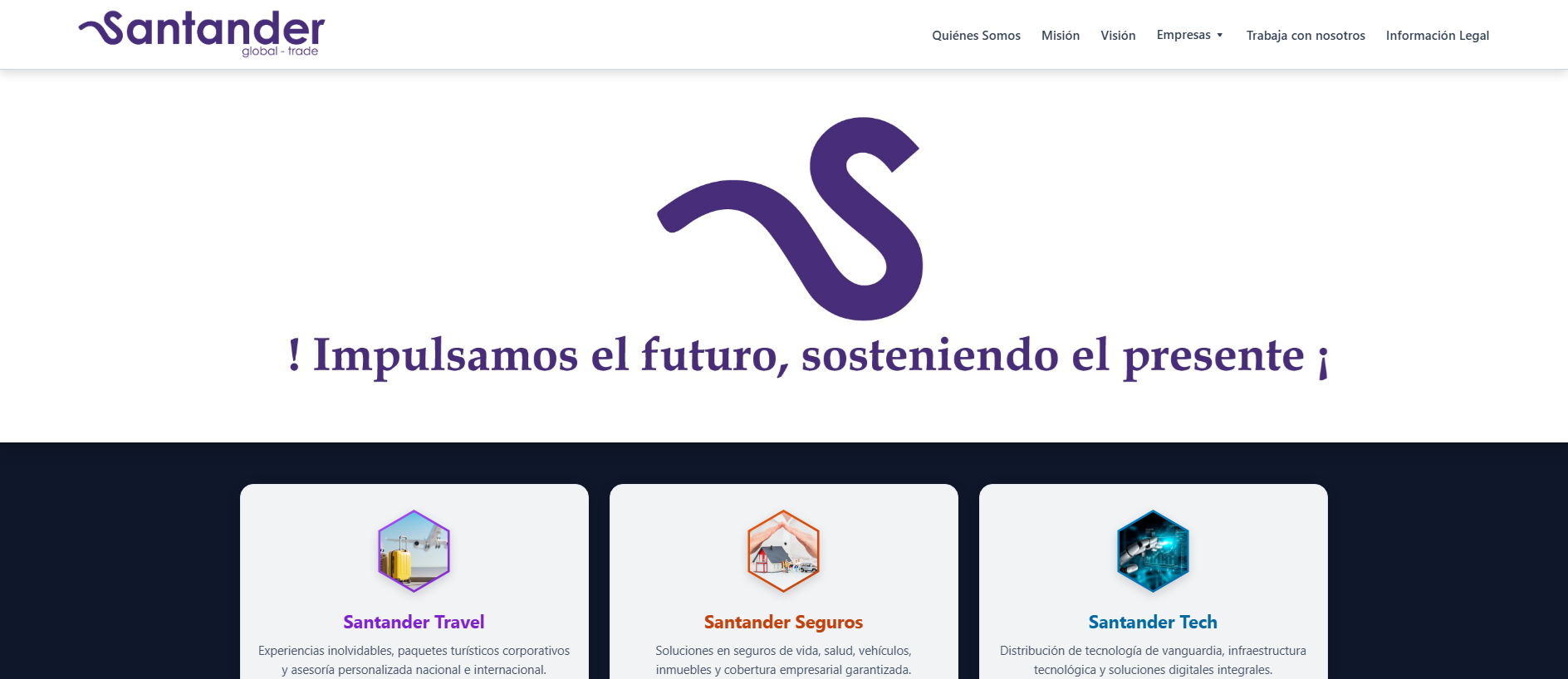 Stored capture of santander-gt.com