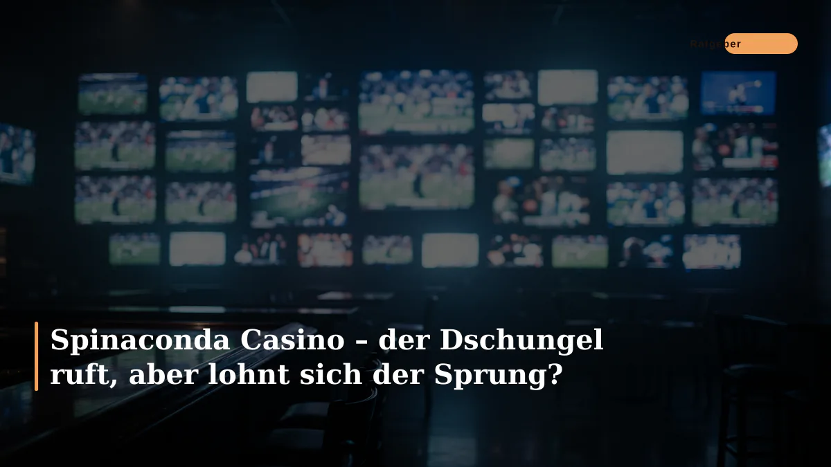 Spinaconda Casino – der Dschungel ruft, aber lohnt sich der Sprung?