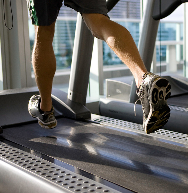 Treadmill and cardio equipment repair in a Markham, Ontario fitness facility
