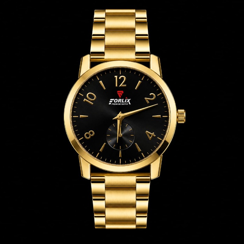 Metal Gold - black time layer