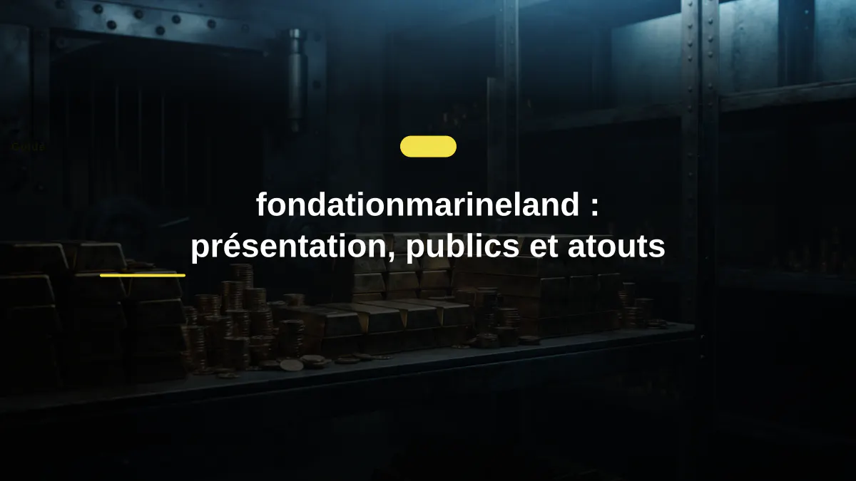 fondationmarineland : présentation, publics et atouts