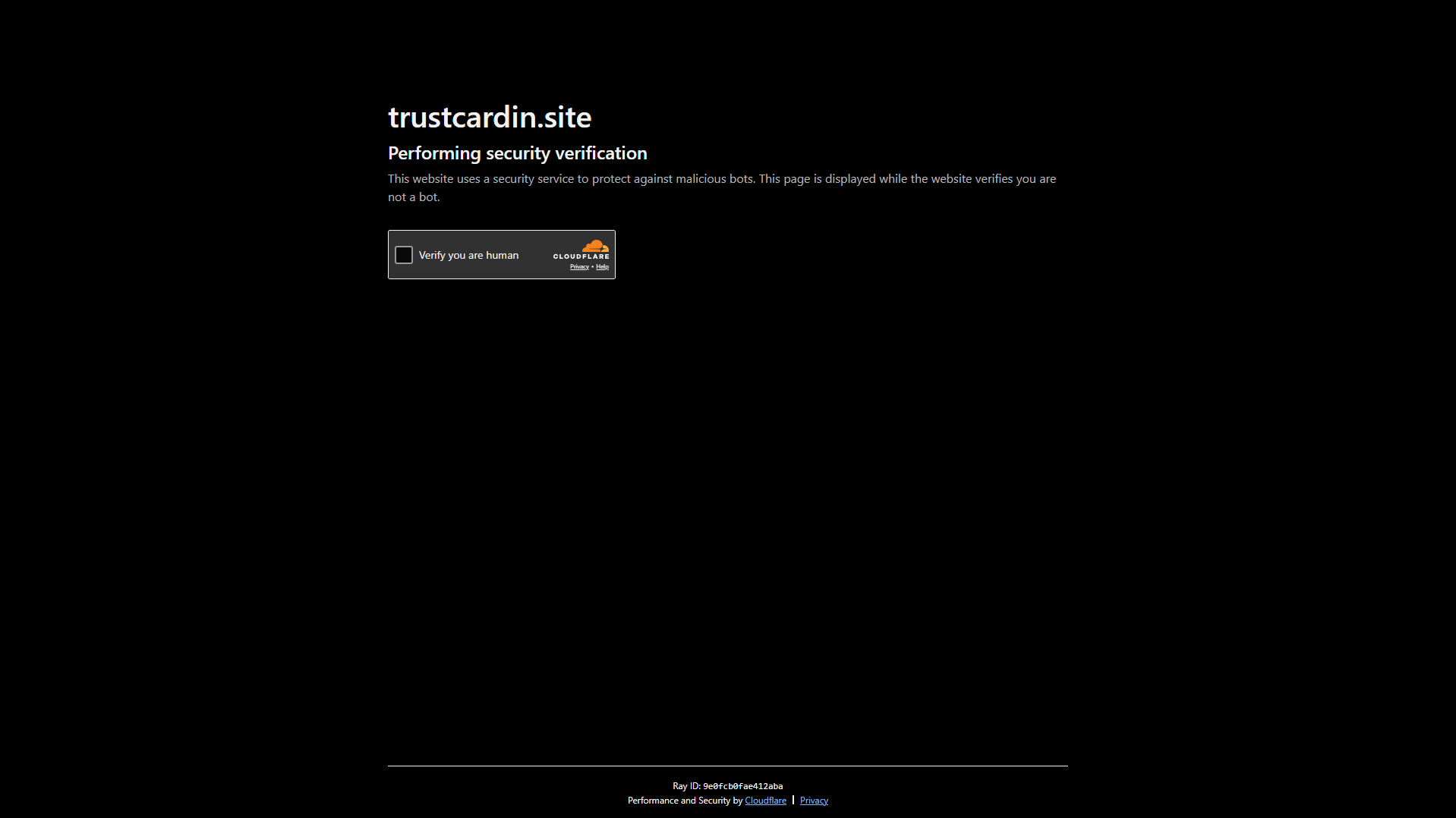 Stored capture of trustcardin.site