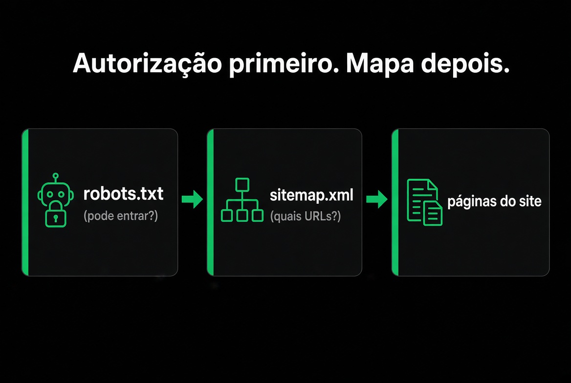 Autorização primeiro. Mapa depois.
