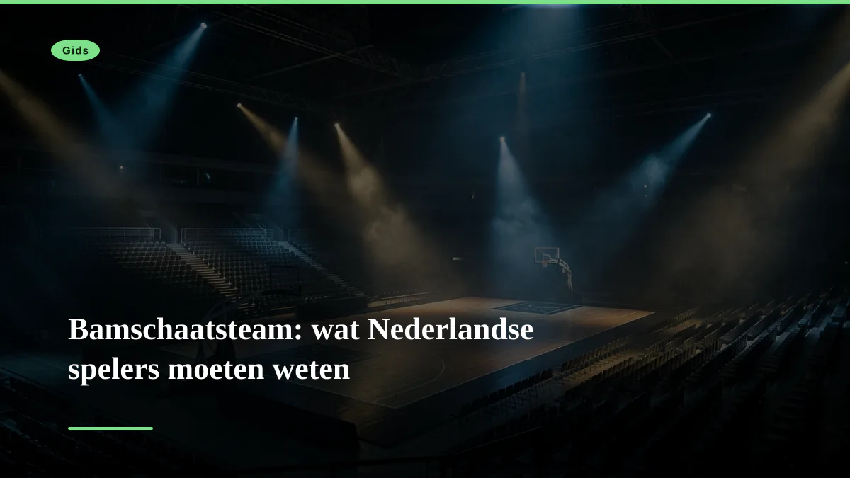 Bamschaatsteam: wat Nederlandse spelers moeten weten
