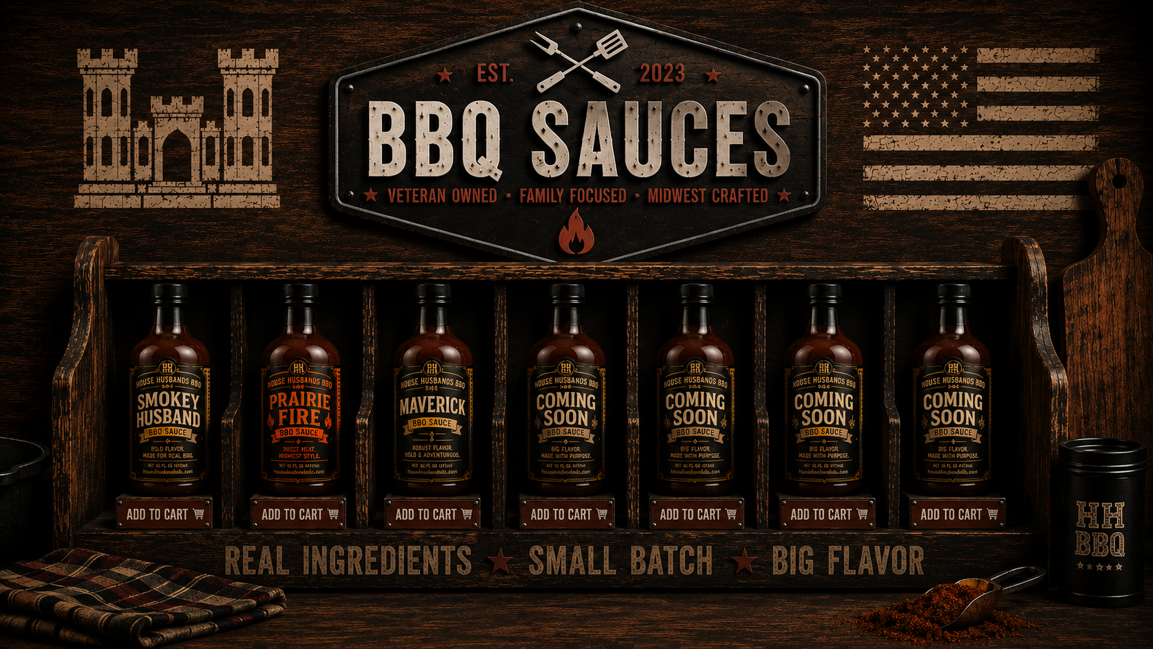 House Husbands BBQ Sauce Rack
