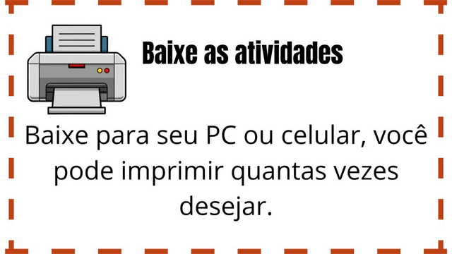Baixe as atividades
