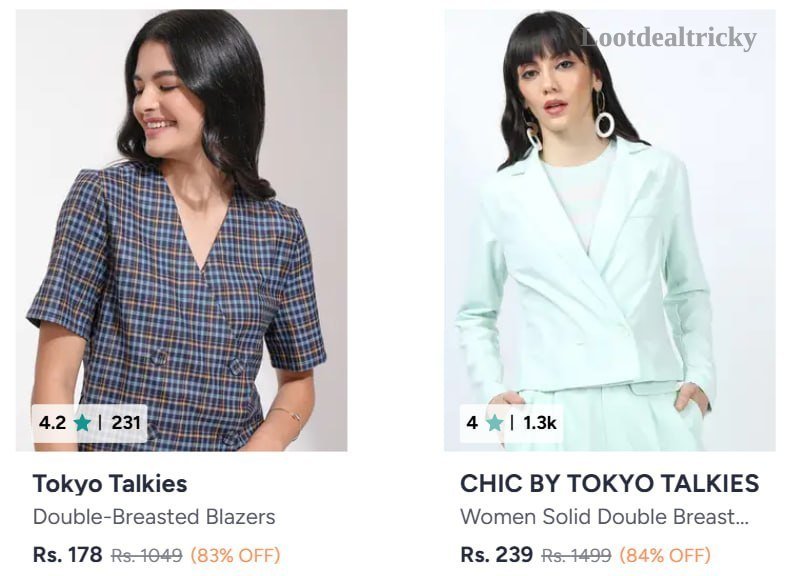 Women Blazer From – Just ₹178 | Loot Ka Maal