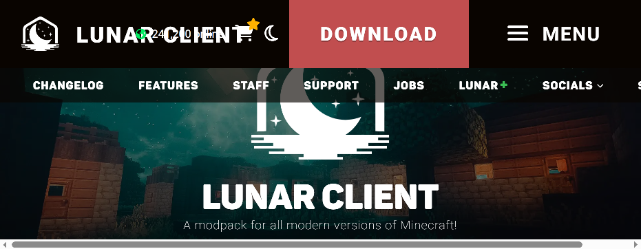 Stored capture of www-lunarclient-com.pages.dev