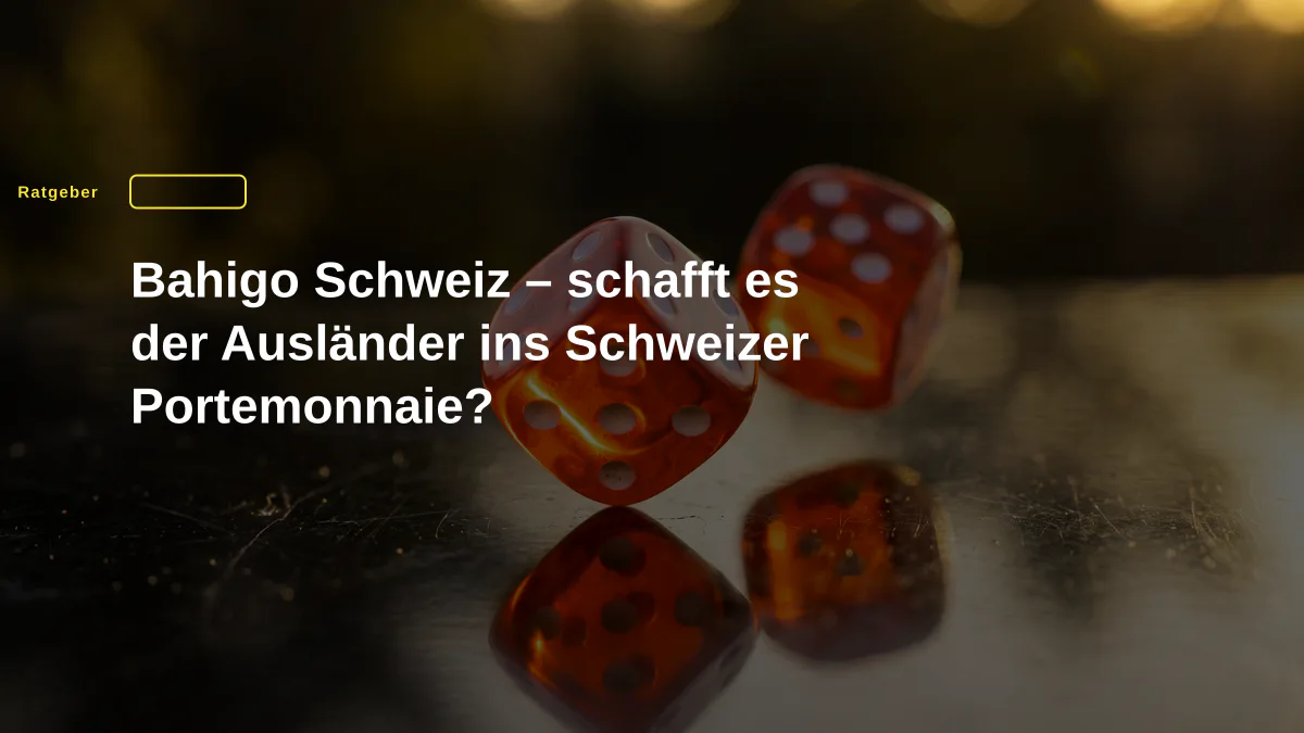 Bahigo Schweiz – schafft es der Ausländer ins Schweizer Portemonnaie?
