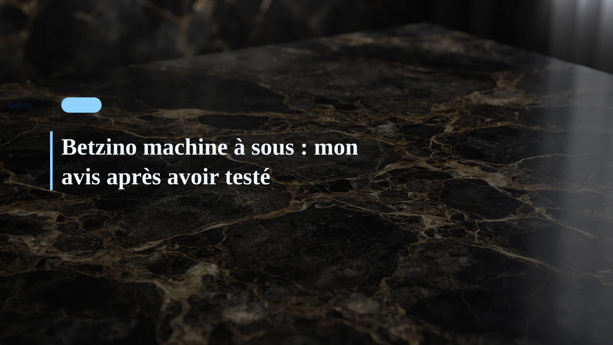 Betzino machine à sous : mon avis après avoir testé