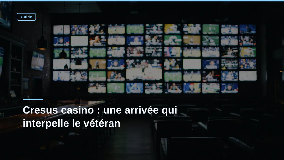 Cresus casino : une arrivée qui interpelle le vétéran