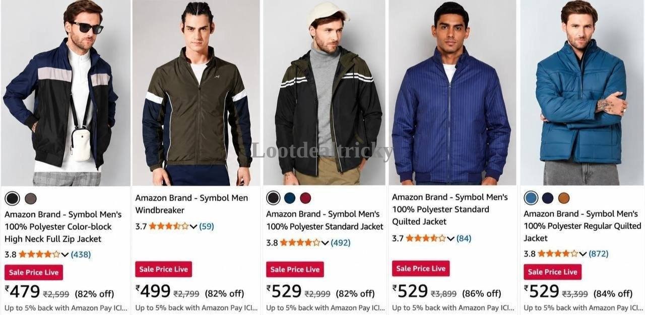 Symbol Men Jackets | Best Price Drop Today