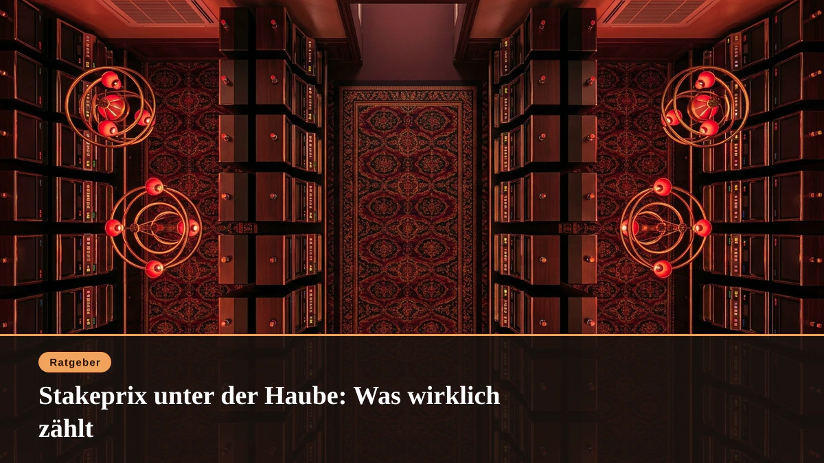 Stakeprix unter der Haube: Was wirklich zählt
