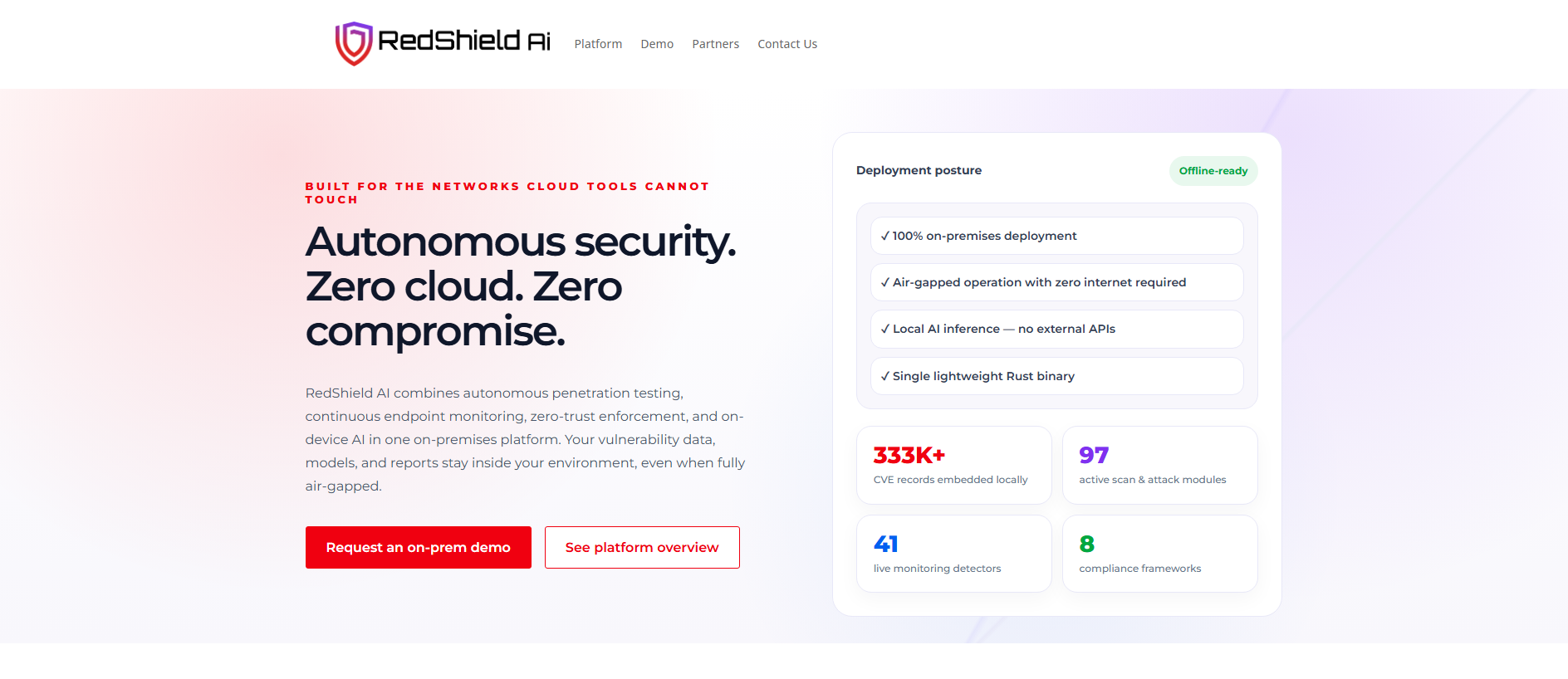 Stored capture of redshieldai.net