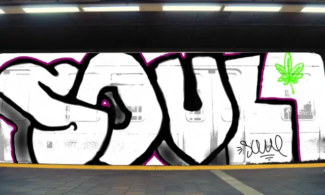 Graffiti artwork by SOUL