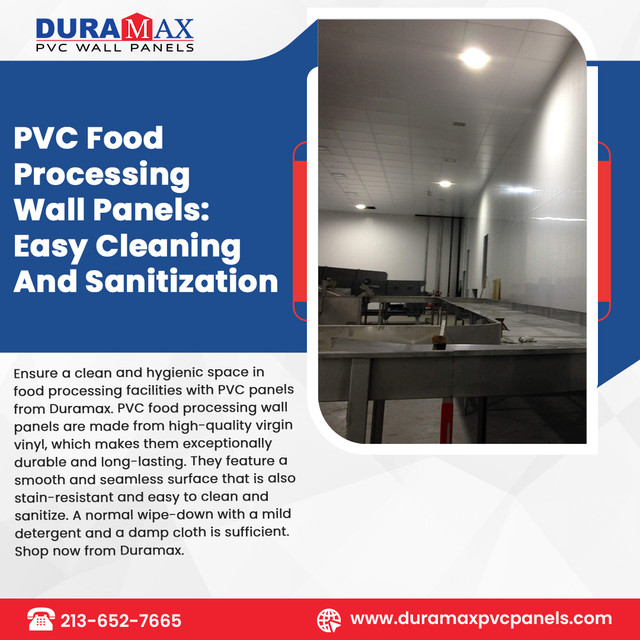 PVC Food Processing Wall Panels: Easy Cleaning And Sanitization.jpg