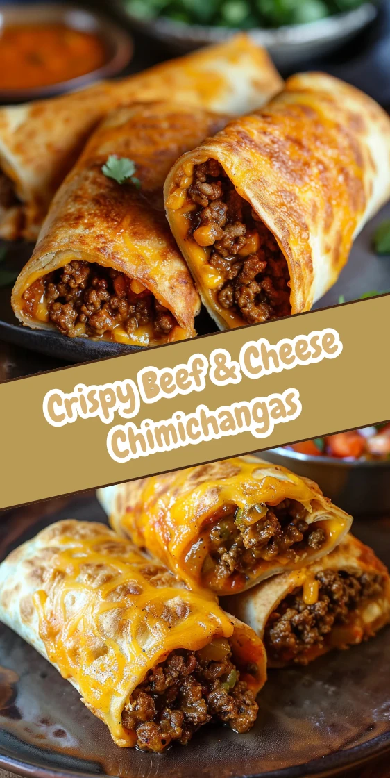 Crispy Beef and Cheese Chimichangas You’ll Crave Every Week