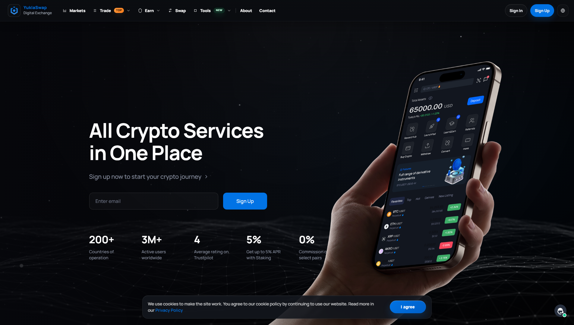 Screenshot of yuklaswap.com