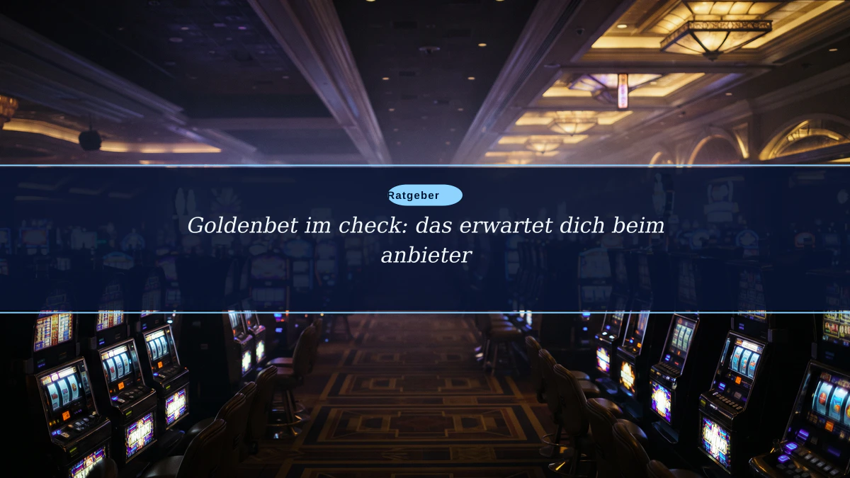 Goldenbet im check: das erwartet dich beim anbieter