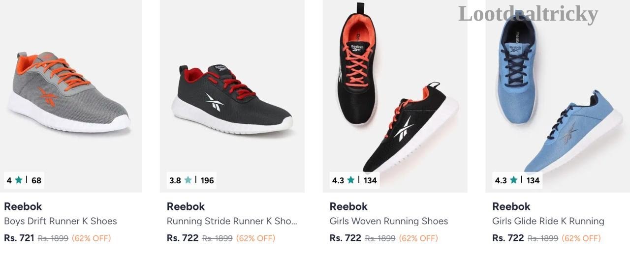 Reebok Shoes Starts – Just 10% OFF | Limited Time Loot Offer