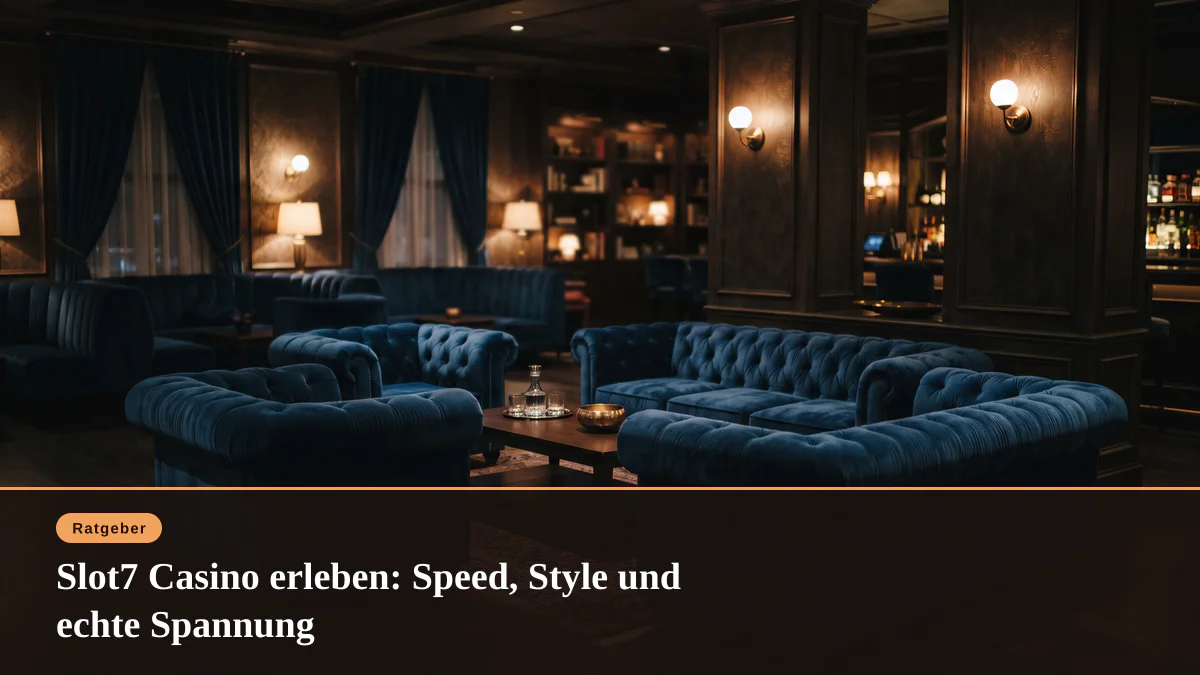Slot7 Casino erleben: Speed, Style und echte Spannung