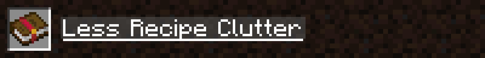 Less Recipe Clutter
