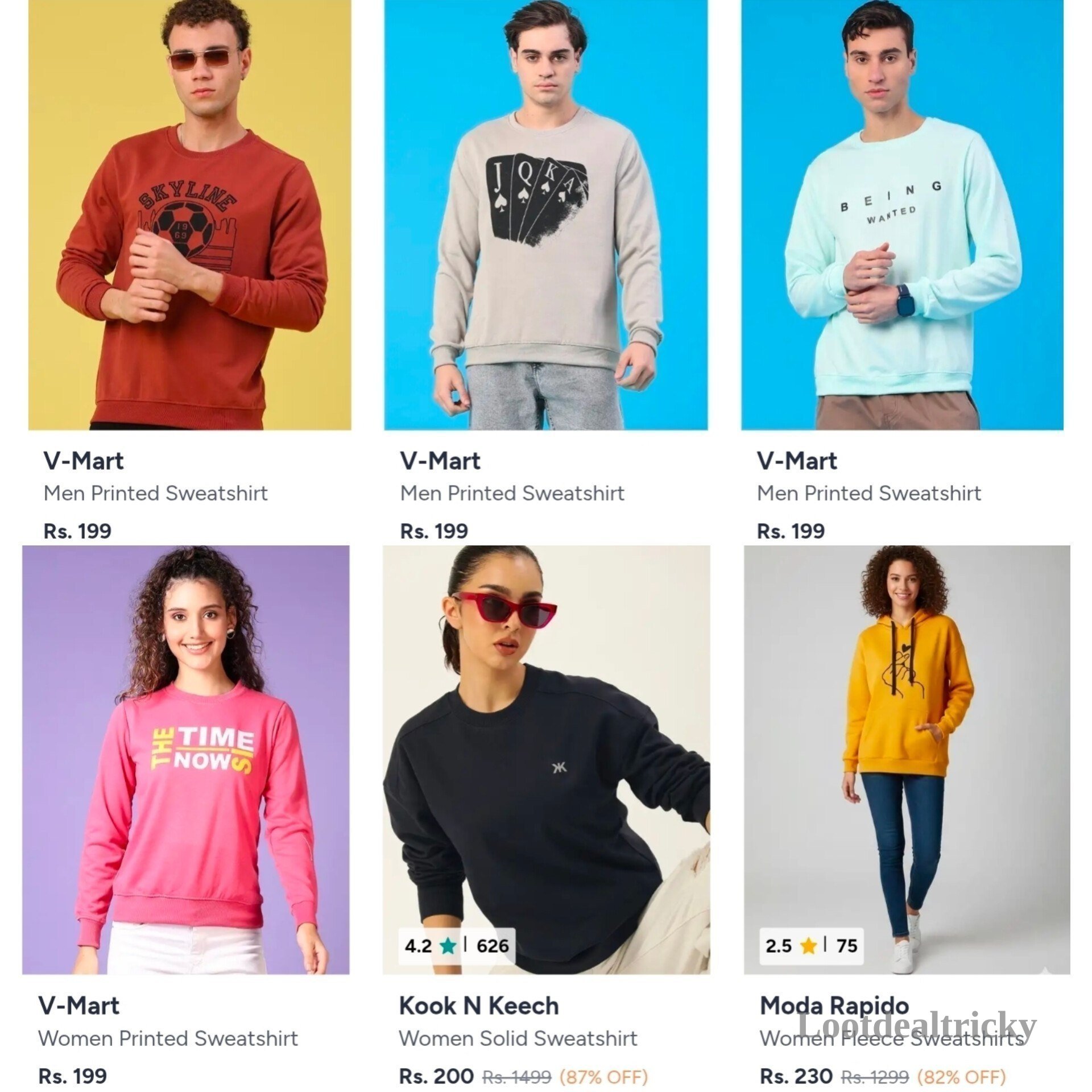 V Mart Sweatshirt – Just ₹199 | Exclusive Sale Discount