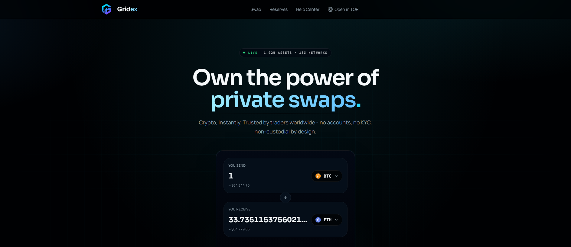 Screenshot of gridexexchange.com