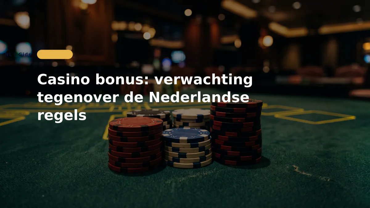 Casino bonus: verwachting tegenover de Nederlandse regels
