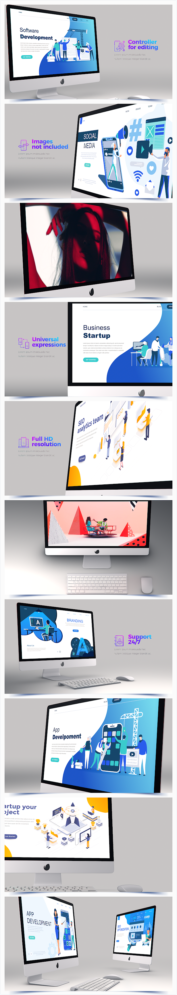 Mockup Desktop // Website Presentation - 8