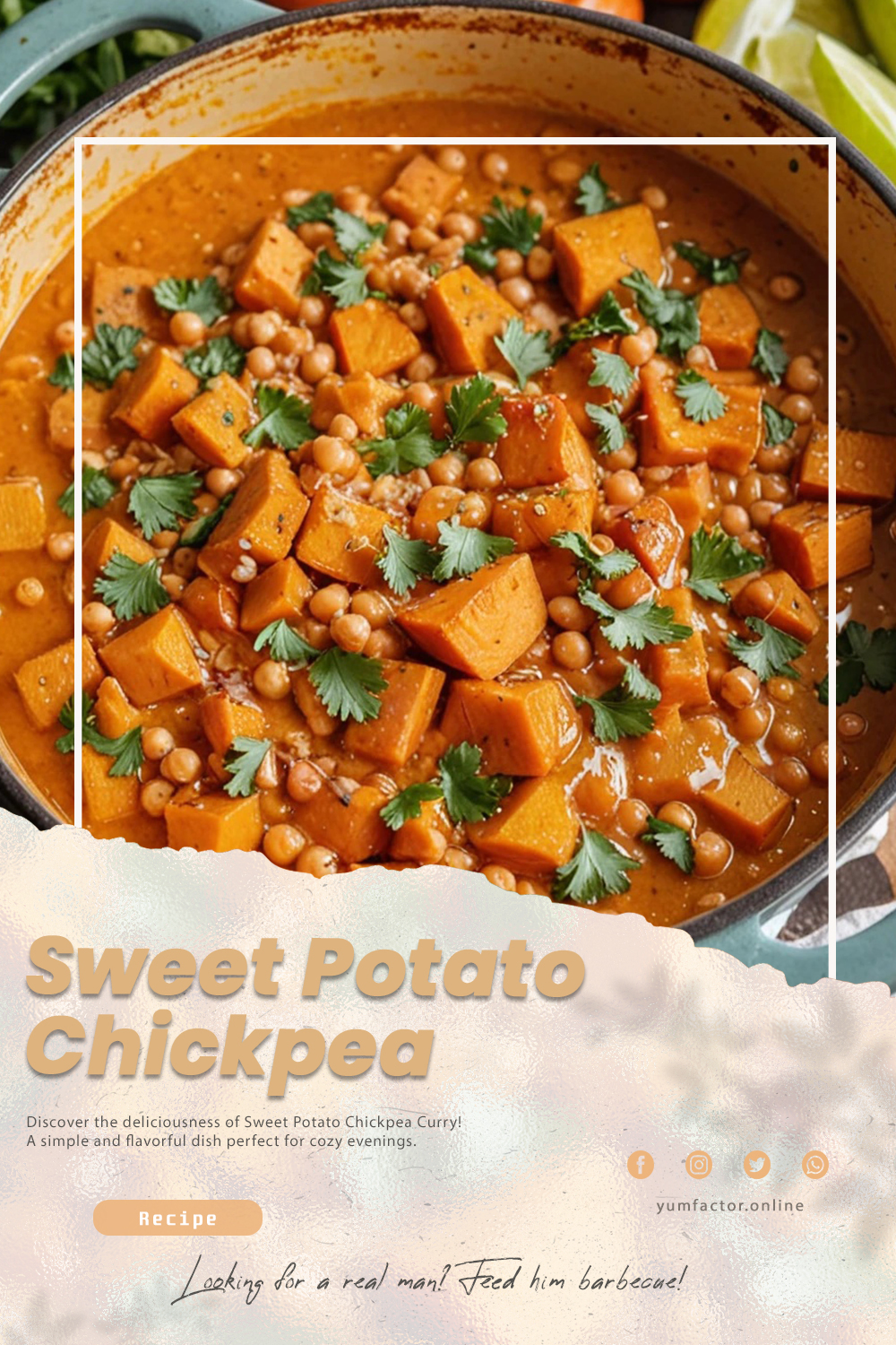 Sweet Potato Chickpea Curry Recipe Simplified
