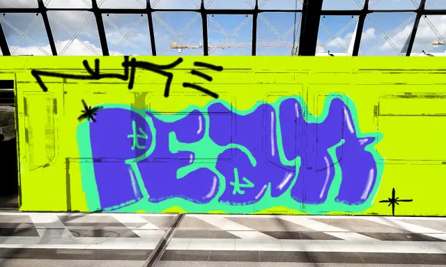 Graffiti artwork by pichin