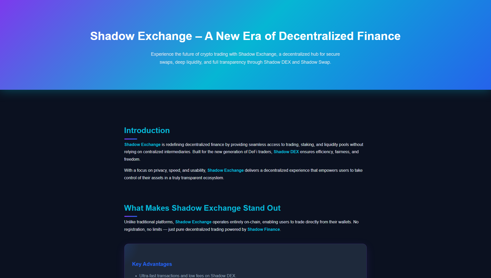 Stored capture of home-shadoo-exchnge.pages.dev