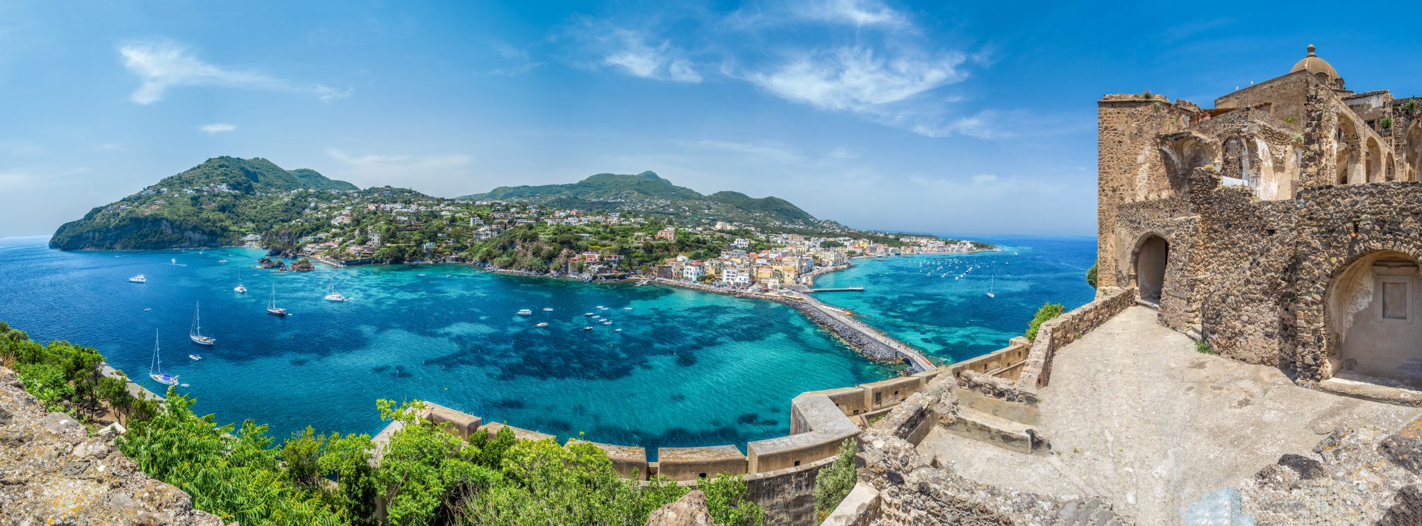 Isola d'Ischia dal mare