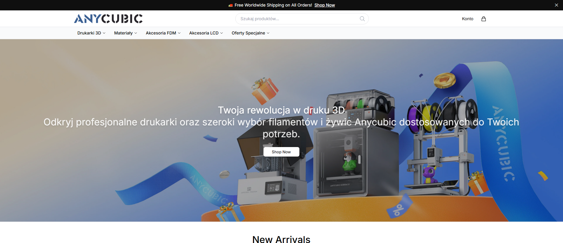 Stored capture of anycubicresin.shop