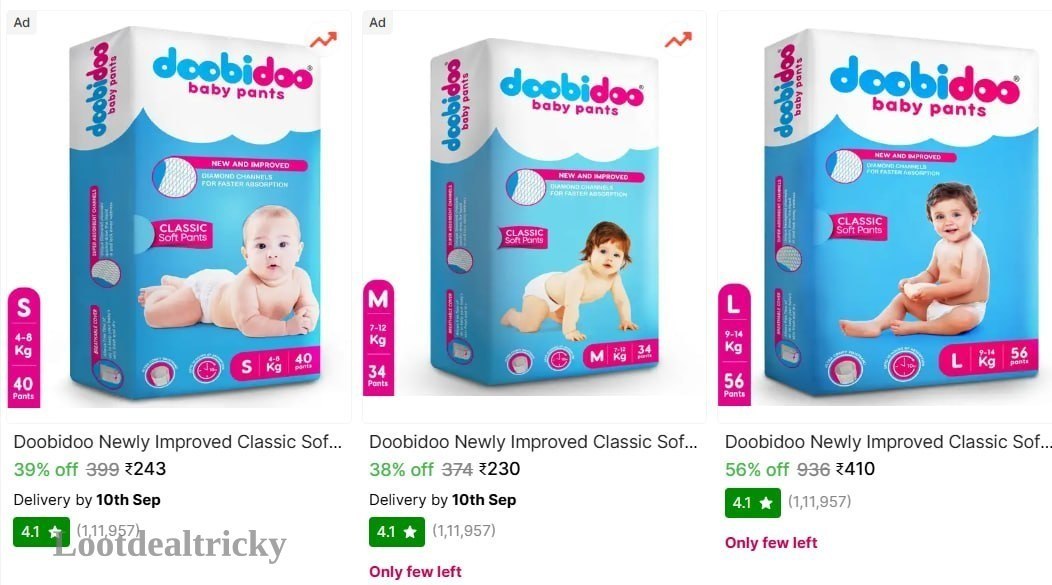 Shopsy Doobidoo Diaper – Just 50% OFF | Loot Ka Maal
