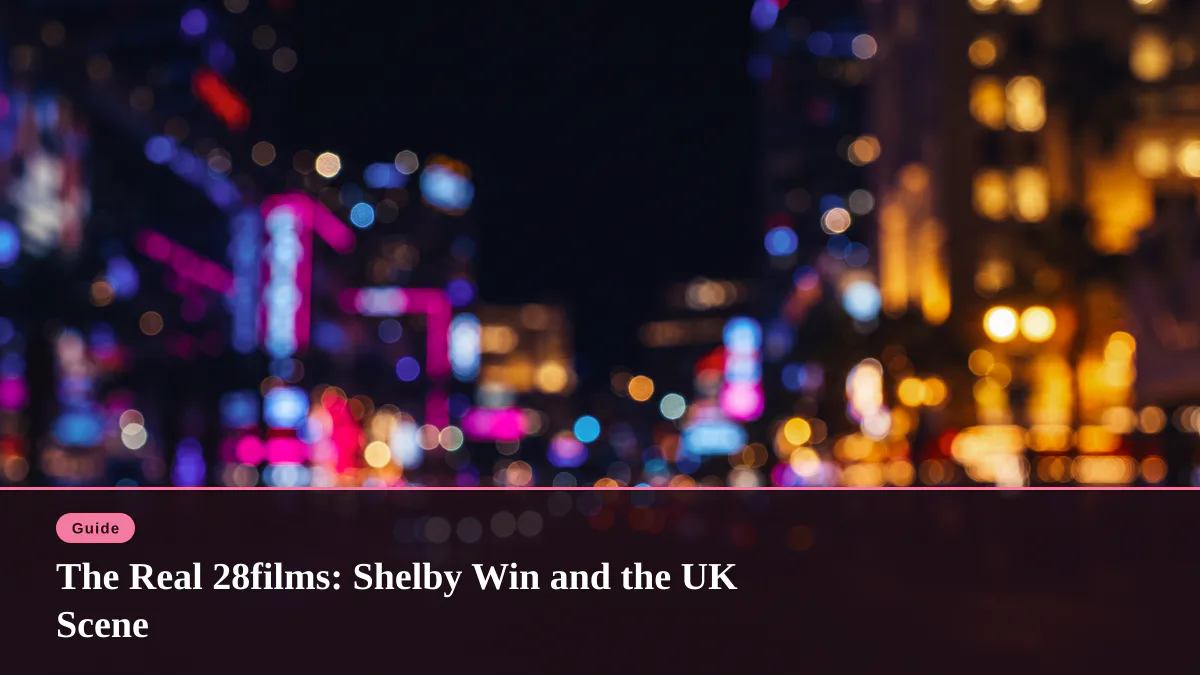The Real 28films: Shelby Win and the UK Scene