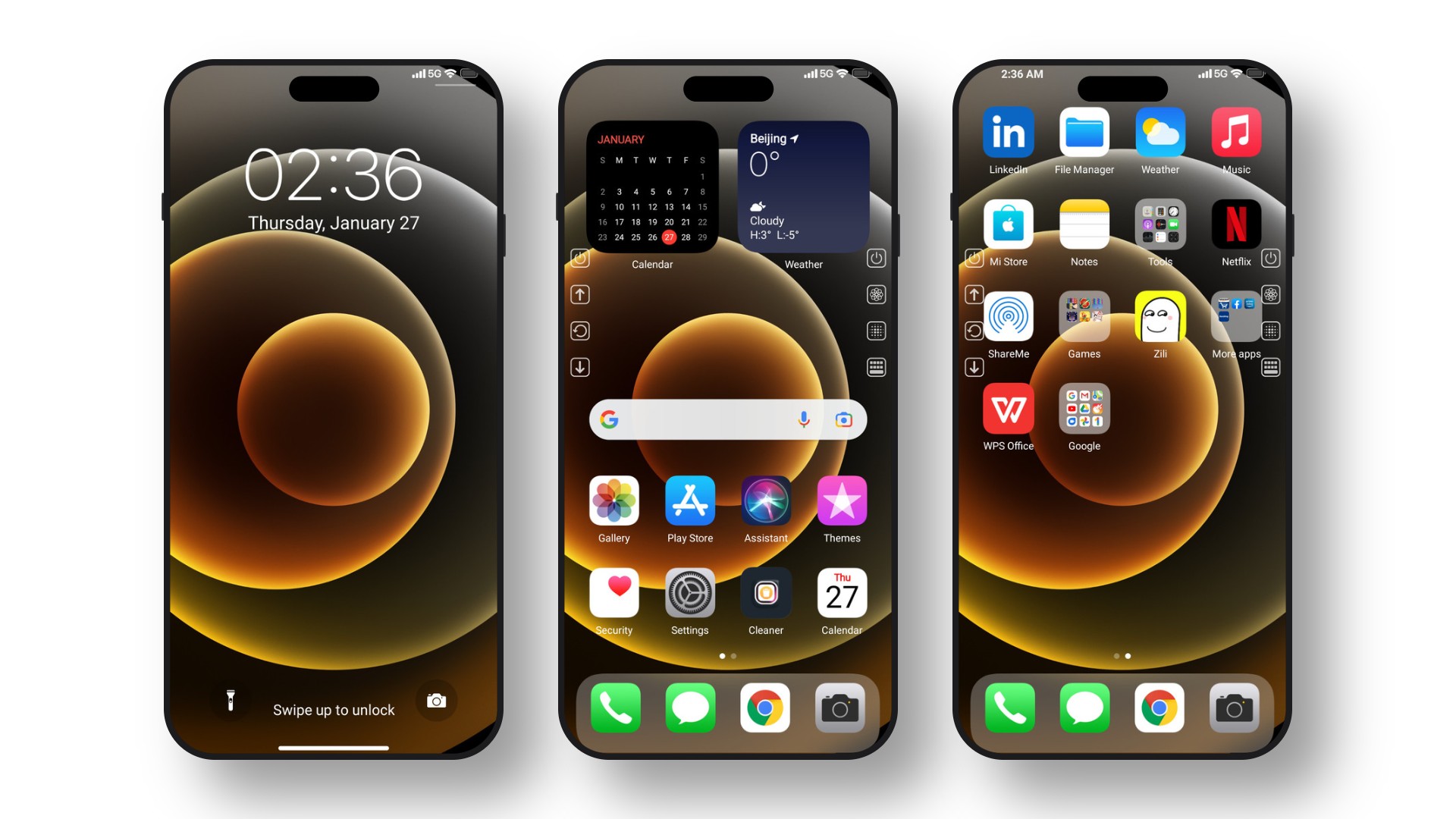 iPhone 13 Mini HyperOS Theme