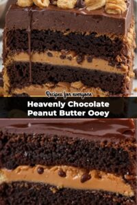 Heavenly Chocolate Peanut Butter Ooey Gooey Cake Recipe