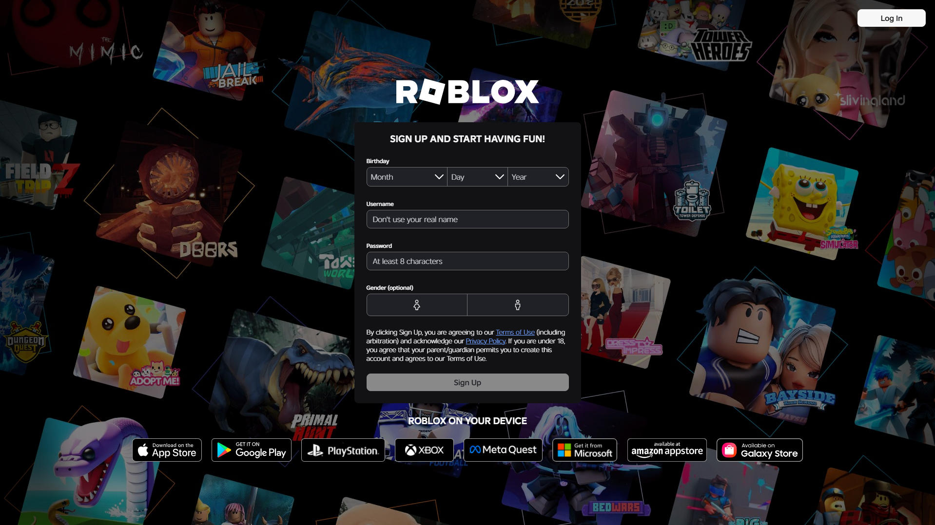 Screenshot of roblox.et