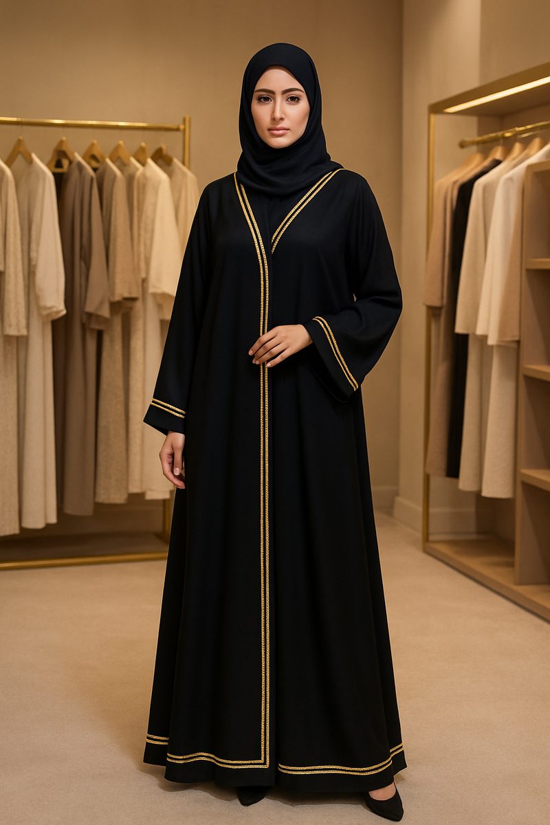 تنسيق عباية خليجية عصرية محتشمة