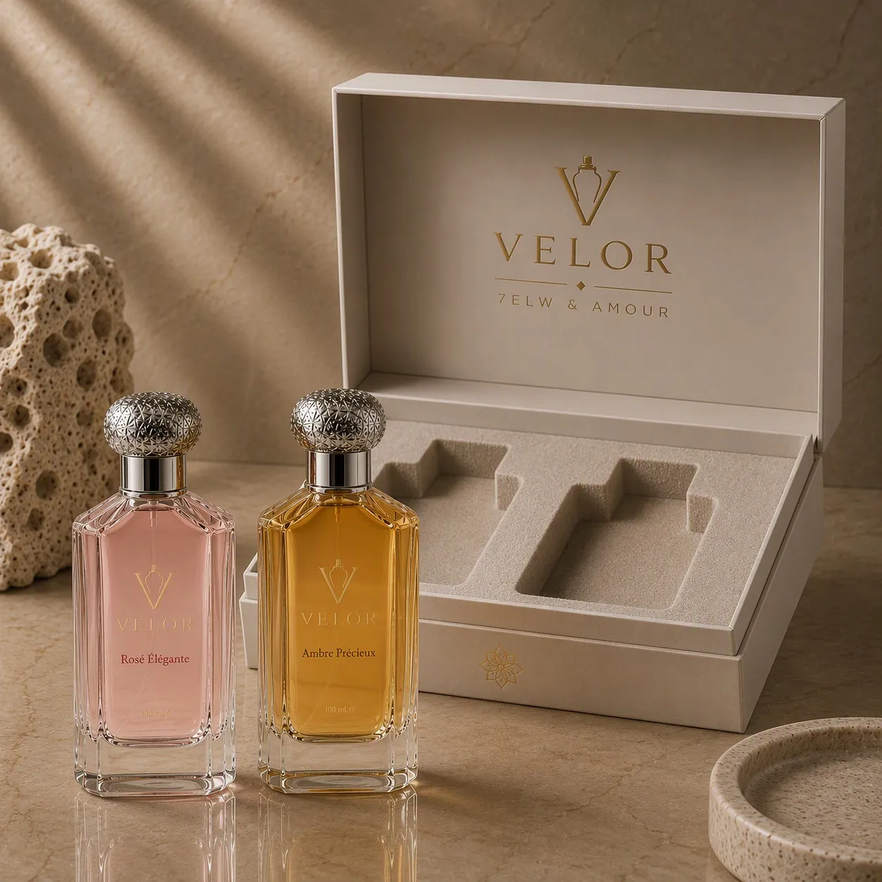 طقم عطور فاخرة من فيلور