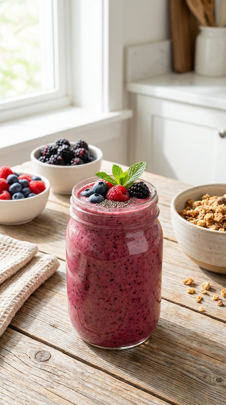 Mixed Berry Antioxidant Powerhouse — Perfect for Morning Energy
