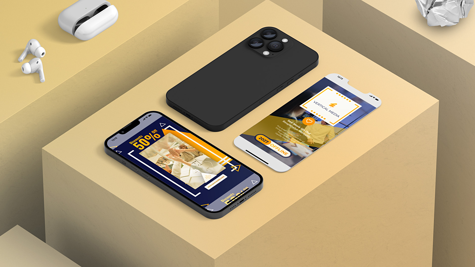 Blue Yellow Vertical Promo