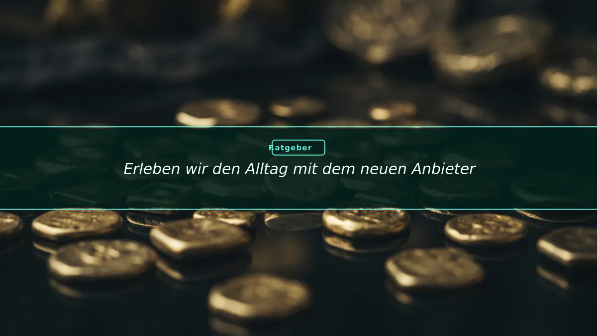 Erleben wir den Alltag mit dem neuen Anbieter