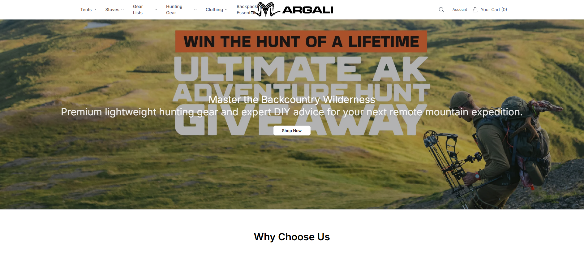 Stored capture of argaliapparel.shop