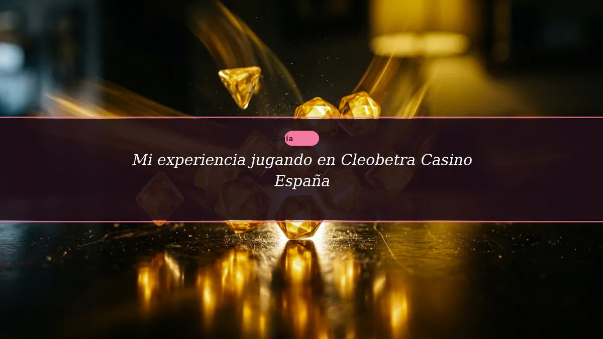 Mi experiencia jugando en Cleobetra Casino España 1 Mi experiencia jugando en Cleobetra Casino España